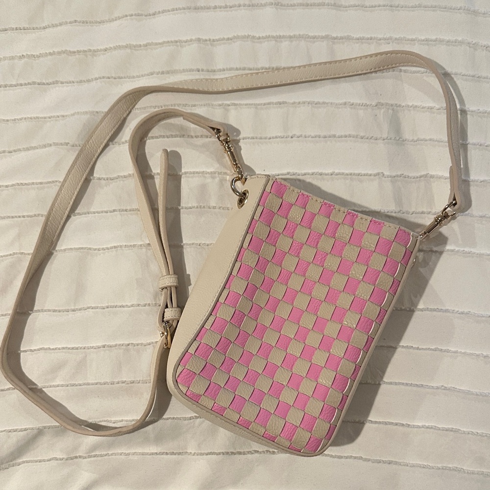 Universal Thread Pink and Cream Crossbody Bag